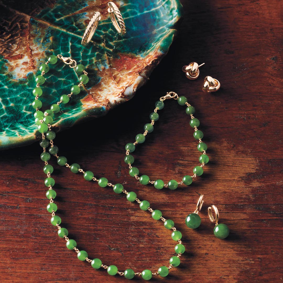 Long Green Beaded Necklace Buy Online – Gehna Shop