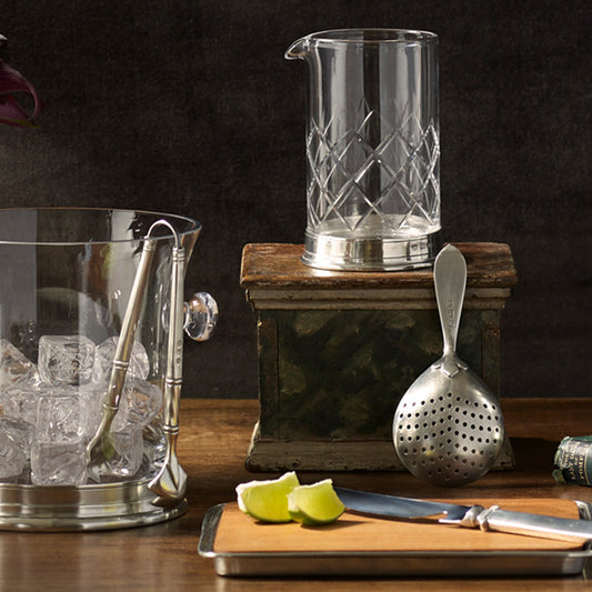 Mixing Glass & Strainer Set